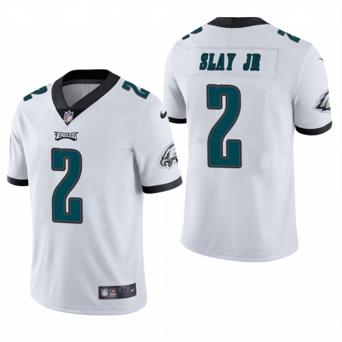 Men's Philadelphia Eagles #2 Darius Slay Jr. White Vapor Limited Jersey