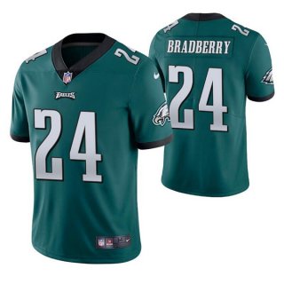 Men's Philadelphia Eagles #24 James Bradberry Green Vapor Untouchable Limited Stitched Jersey