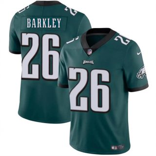 Men's Philadelphia Eagles #26 Saquon Barkley Green Vapor Untouchable Limited Stitched Football Stitched Jersey