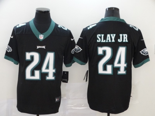 Men's Philadelphia Eagles #24 Darius Slay Jr Black Vapor Untouchable Stitched NFL Nike Limited Jersey