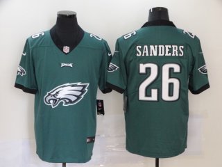 Men's Philadelphia Eagles #26 Miles Sanders Midnight Green 2020 Big Logo Vapor Untouchable Stitched NFL Nike Fashion Limited Jersey