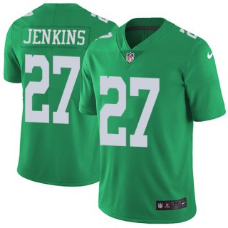 Nike Philadelphia Eagles #27 Malcolm Jenkins Green Men's Stitched NFL Limited Rush Jersey