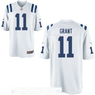 Men's Indianapolis Colts #11 Ryan Grant White Road Stitched NFL Nike Game Jersey