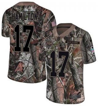 Nike Broncos #17 DaeSean Hamilton Camo Men's Stitched NFL Limited Rush Realtree Jersey