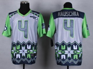 Nike Seattle Seahawks #4 Steven Hauschka 2015 Noble Fashion Elite Jersey