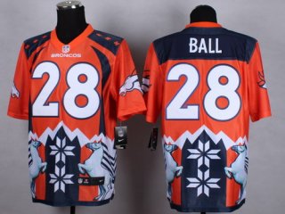 Nike Denver Broncos #28 Montee Ball 2015 Noble Fashion Elite Jersey