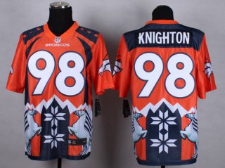 Nike Denver Broncos #98 Terrance Knighton 2015 Noble Fashion Elite Jersey