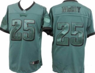 Nike Philadelphia Eagles #25 LeSean McCoy Drenched Limited Green Jersey