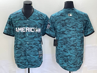 Men's Los Angeles Angels Blank Teal 2023 All Star Cool Base Stitched Jersey