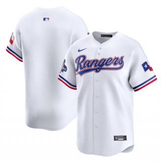 Men's Texas Rangers Blank White 2023 World Series Champions Stitched Baseball Jersey