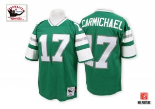 Philadelphia Eagles #17 Harold Carmichael Light Green Throwback Jersey