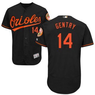 Baltimore Orioles 14 Craig Gentry Black Flexbase Authentic Collection Stitched Baseball Jersey