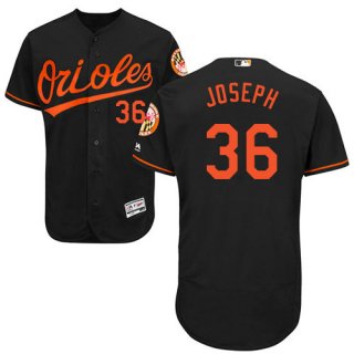 Baltimore Orioles 36 Caleb Joseph Black Flexbase Authentic Collection Stitched Baseball Jersey