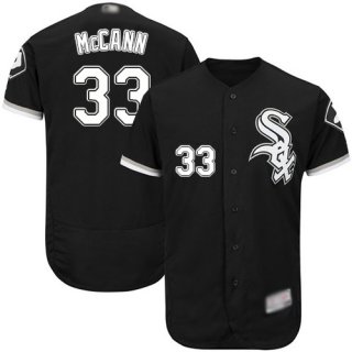 White Sox #33 James McCann Black Flexbase Authentic Collection Stitched Baseball Jersey