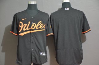 Men's Baltimore Orioles Blank Black Stitched MLB Flex Base Nike Jersey