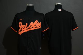 Men's Baltimore Orioles Blank Black Stitched MLB Cool Base Nike Jersey