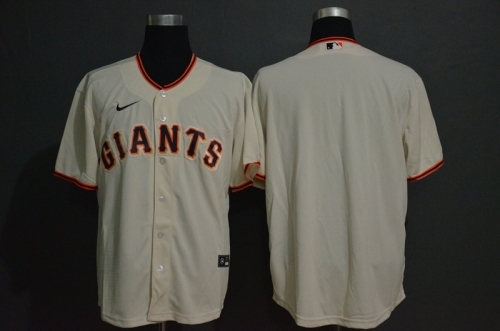 Men's San Francisco Giants Blank Cream Stitched MLB Cool Base Nike Jersey