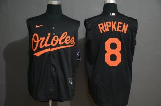 Men's Baltimore Orioles #8 Cal Ripken Jr. Black 2020 Cool and Refreshing Sleeveless Fan Stitched MLB Nike Jersey