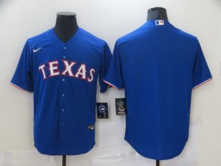 Men's Texas Rangers Blank Blue Stitched MLB Cool Base Nike Jersey