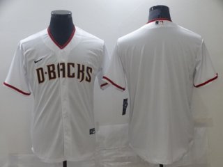 Men's Arizona Diamondback Blank White Stitched MLB Cool Base Nike Jersey