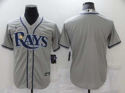 Men's Tampa Bay Rays Blank Grey Cool Base Nike Jersey