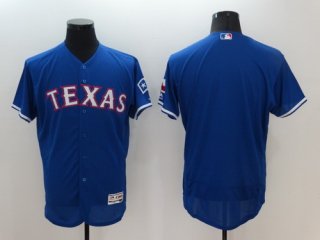 Men's Texas Rangers Blank Royal Blue 2016 Flexbase Majestic Baseball Jersey