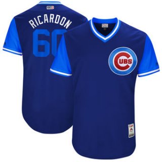 Men's Chicago Cubs Felix Pena Ricardon Majestic Royal 2017 Players Weekend Authentic Jersey