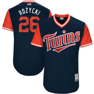 Men's Minnesota Twins Max Kepler Rózycki Majestic Navy 2017 Players Weekend Authentic Jersey