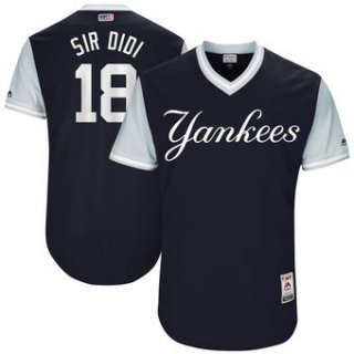 Men's New York Yankees Didi Gregorius Sir Didi Majestic Navy 2017 Players Weekend Authentic Jersey