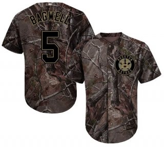 Houston Astros #5 Jeff Bagwell Camo Realtree Collection Cool Base Stitched MLB Jersey