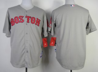 Boston Red Sox Blank 2014 Gray Jersey