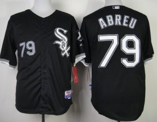 Chicago White Sox #79 Jose Abreu Black Jersey