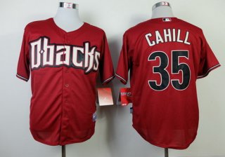 Arizona Diamondbacks #35 Trevor Cahill Red Jersey