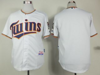 Minnesota Twins Blank 2015 White Jersey