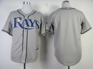 Tampa Bay Rays Blank Gray Jersey