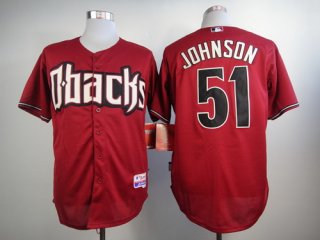 Arizona Diamondbacks #51 Randy Johnson Red Cool Base Jersey