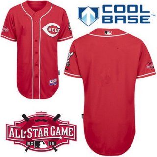 Cincinnati Reds Blank 2015 All-Star Patch Red Jersey