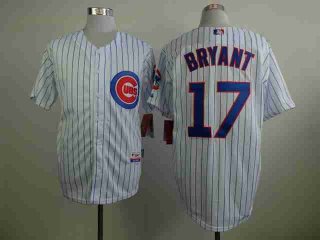 Chicago Cubs #17 Kris Bryant White Jersey