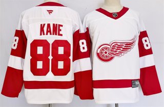 Men's Detroit Red Wings #88 Patrick Kane White 2024-25 Stitched Jersey