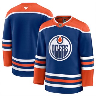 Men's Edmonton Oilers Blank Royal 2024-25 Home Stitched Hockey Jersey