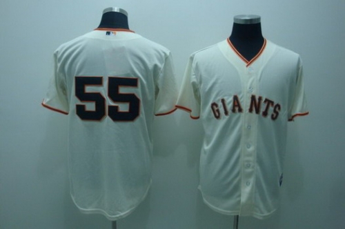 San Francisco Giants #55 Tim Lincecum Gream Jersey