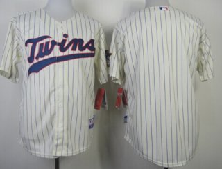 Minnesota Twins Blank Cream Jersey