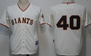 San Francisco Giants #40 Madison Bumgarner Cream Jersey