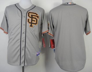 San Francisco Giants Blank Gray SF Edition Jersey