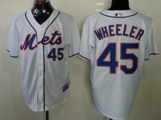 New York Mets #45 Zack Wheeler White Jersey