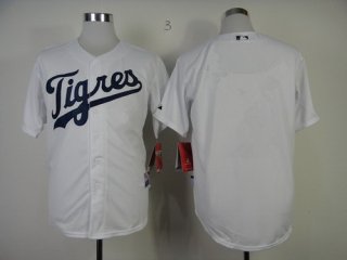 Detroit Tigers Blank 2013 White Jersey