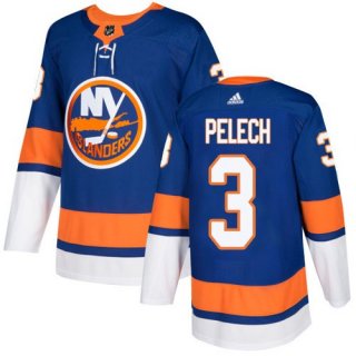 Adidas New York Islanders #3 Adam Pelech Royal Blue Home Authentic Stitched NHL Jersey