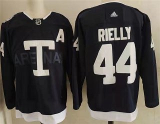 Men's Toronto Maple Leafs 44 Morgan Rielly Navy 2022 NHL Heritage Classic Adidas Jersey