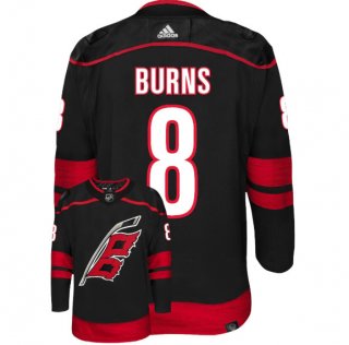 Men's Carolina Hurricanes #8 Brent Burns Black Stitched Jersey