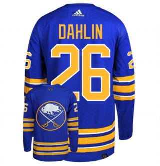 Men's Buffalo Sabres #26 Rasmus Dahlin Blue Stitched Jersey